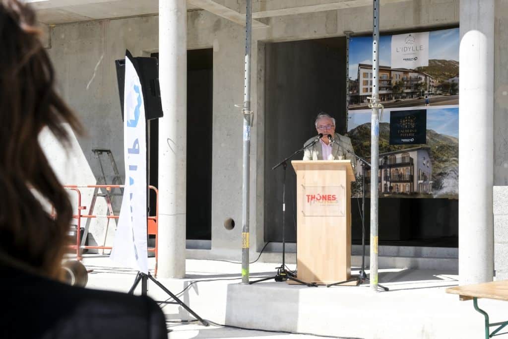 Mairie de Thônes sur le chantier de Primalp
